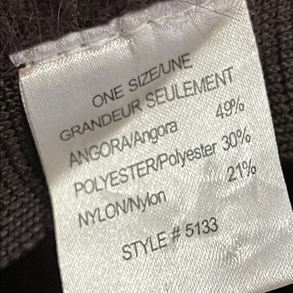 Vintage brown Classic angora  Wool Hat - Picture 3 of 5